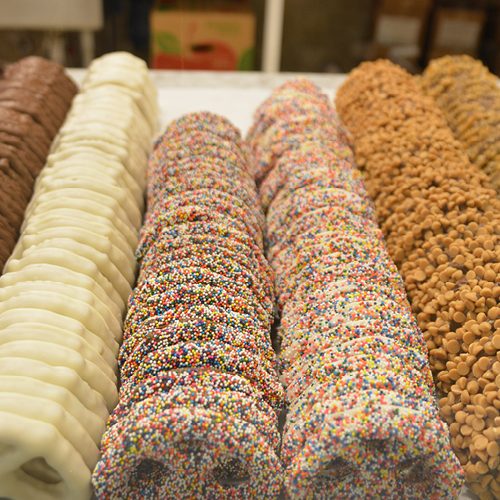 Amish chocolate covered pretzels