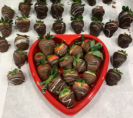 Chocolate Covered Strawberries | Old candy Barn | Westtown Amish Market