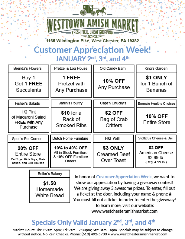 Customer Appreciation Week 2019