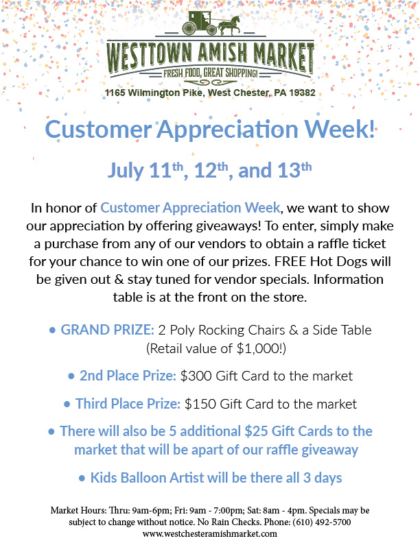 Customer Appreciation Week July 2024