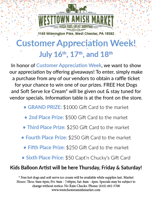 Customer Appreciation Week July 2026 Customer Appreciation Week July 2026