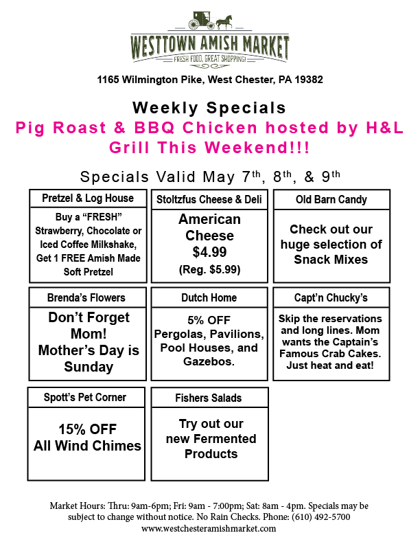 Weekly Specials
