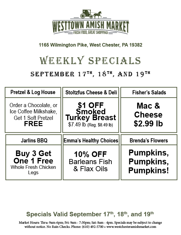 Westtown Market Weekly Specials