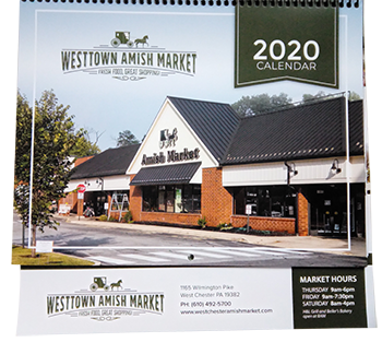 Westtown Amish Market Calendar 2020